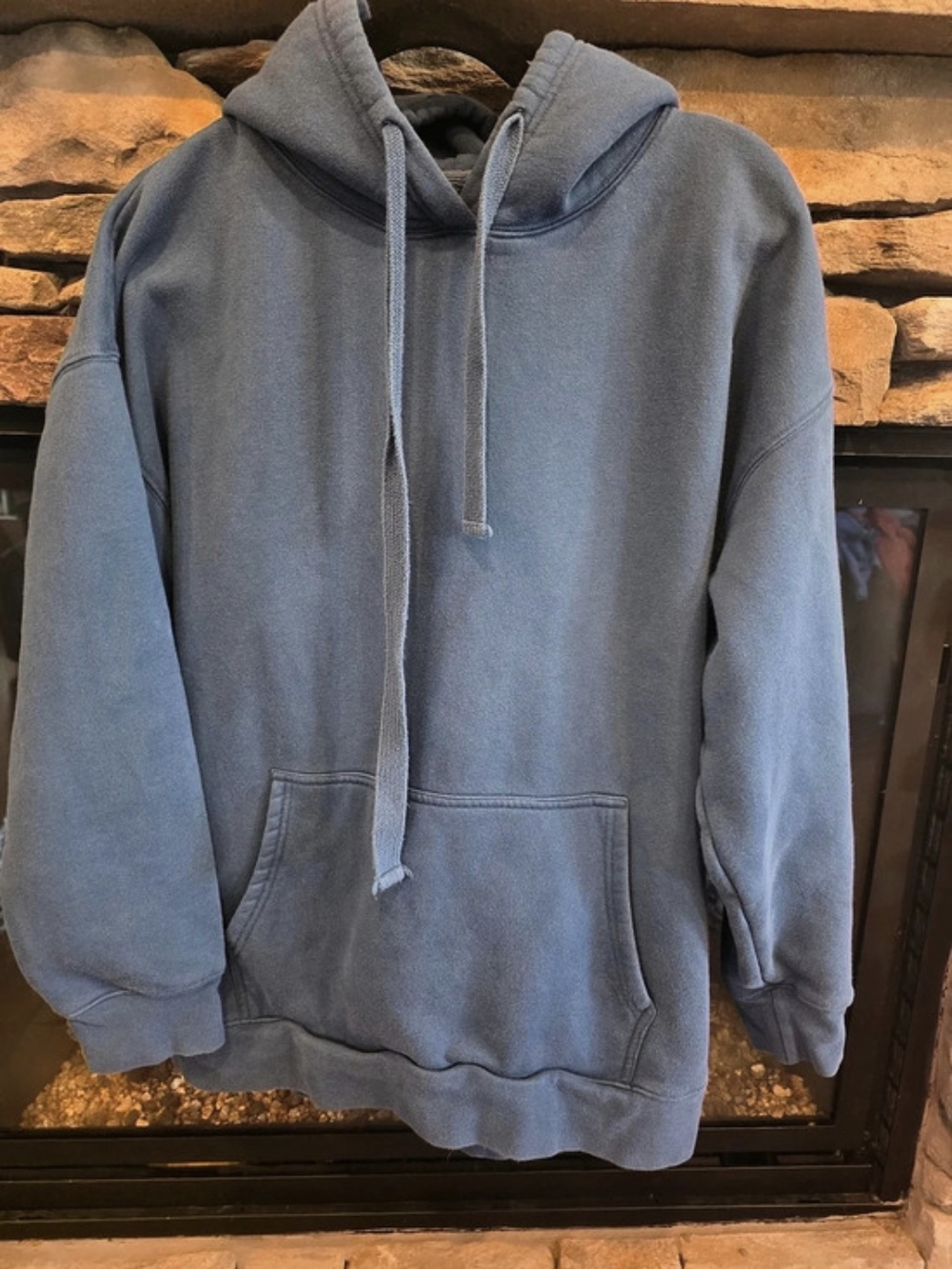 Brunette The Label Part of the Process Oversized Hoodie Blue M/L